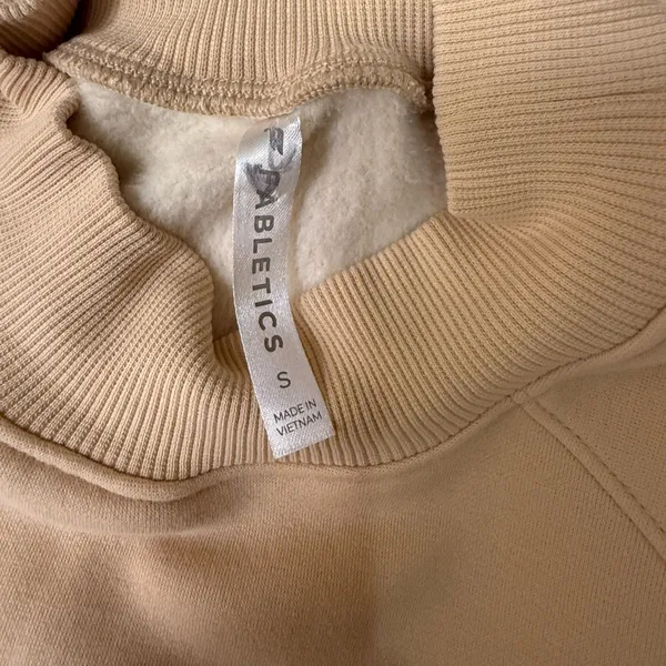 Fabletics Beige Crewneck Sweater - Image 5