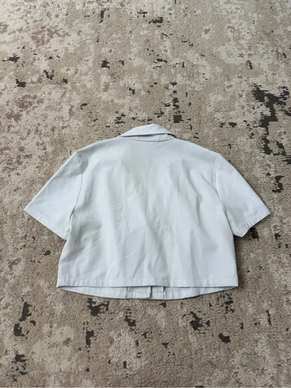 Aritzia Sunday Best Tuesday Shirt Size XXS - Light Blue - Image 2