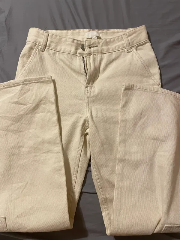 Beige Cargo Pants - Image 2