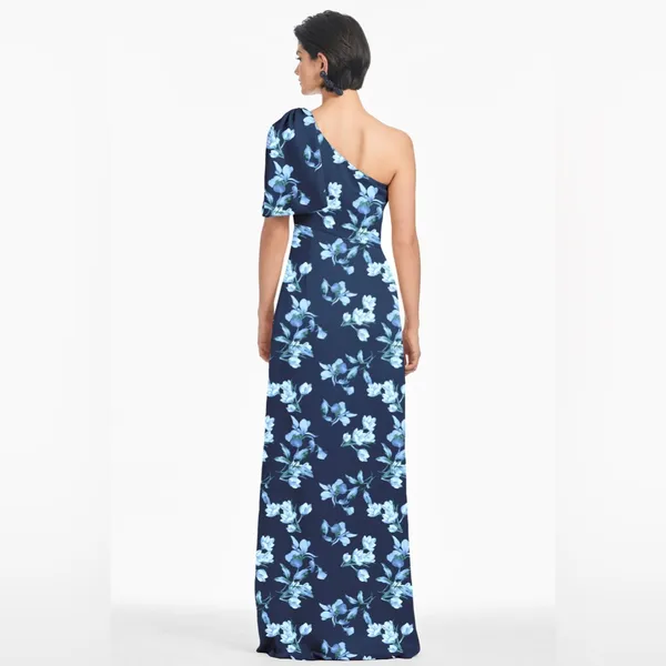 Sachin + Babi Chelsea Gown in Poseidon Venetian Petal - Image 6