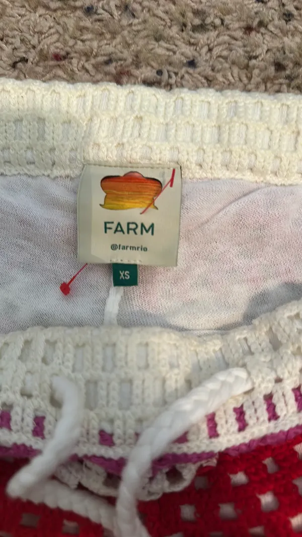 Farm Rio Crochet Shorts - Image 2