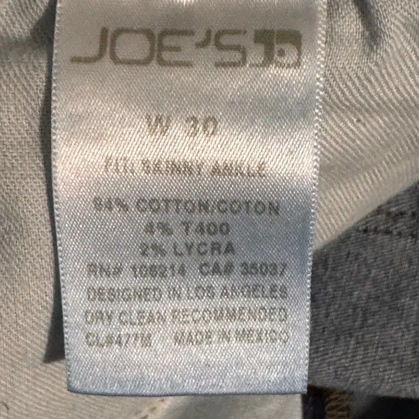 Joe's Jeans Daniella Skinny Jeans Women's 30 Blue Mid Rise Raw Hem Stretch - Image 9