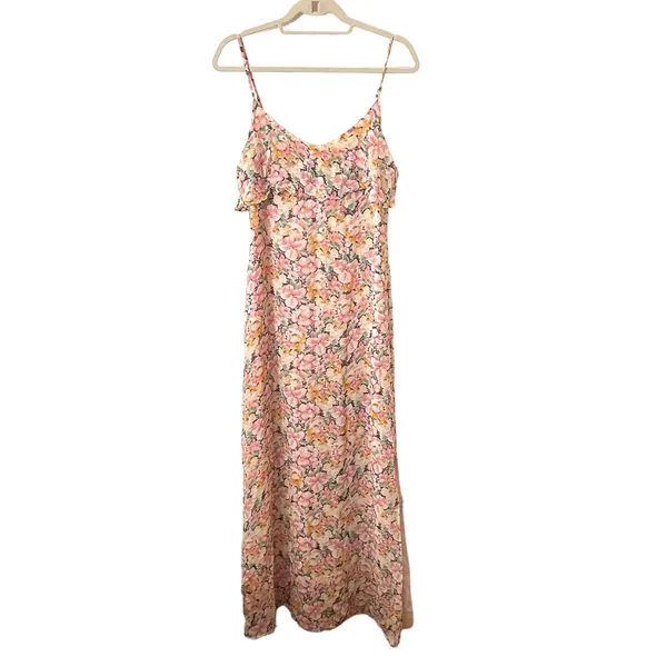 JOIE Hydeia Garden Floral Silk‎ Maxi Dress Sz Medium - Image 2