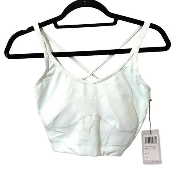 CRANE & LION‎ Studio Sports Bra Wan Blue NWT - Image 2