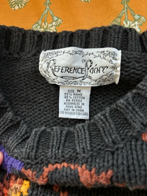 Vintage Sweater Multiple Size M - Image 4