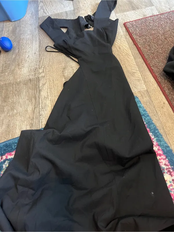 Suno Black Cutout Midi Dress - Classic Women's Dress - Image 9