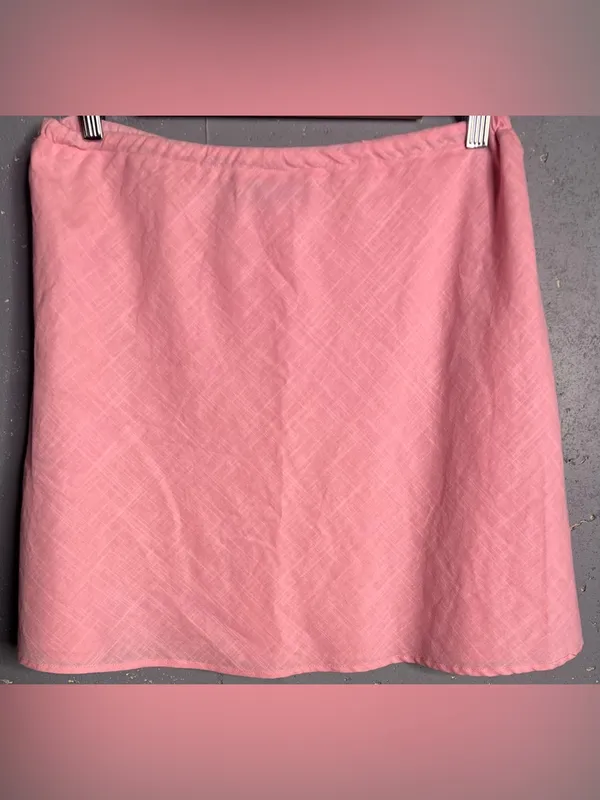 Petal & Pup Cotton Urawstring Mint Skirt in Pink. Size XL - Image 5