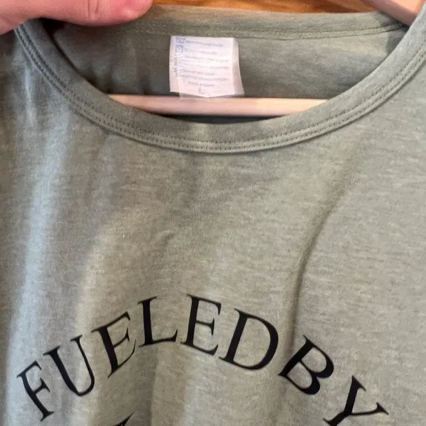 Fueled by Coffee & Jesus Graphic Tee - Image 2