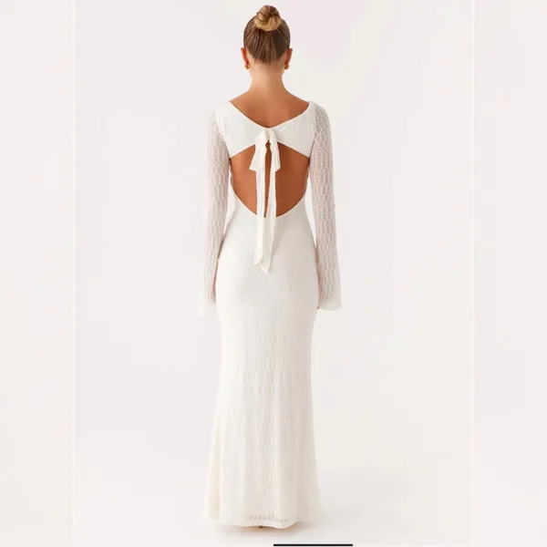 Peppermayo White Maxi Dress - Image 3