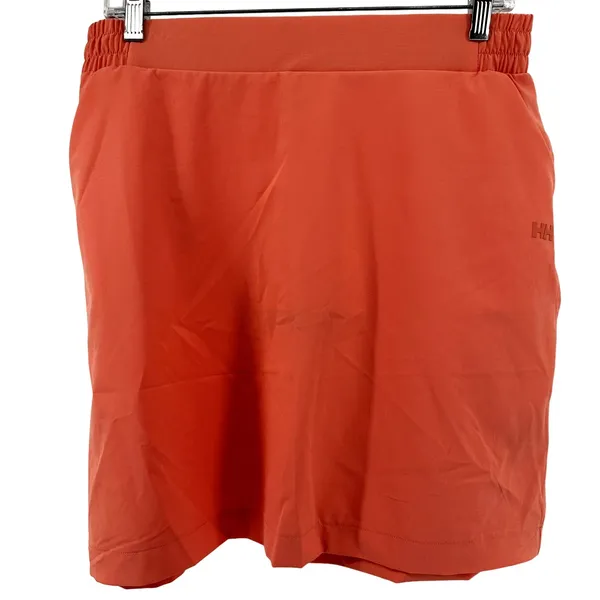 Helly Hansen Thalia Skirt 2.0 High Rise Tennis Golf Peach Echo Orange M NWT - Image 2
