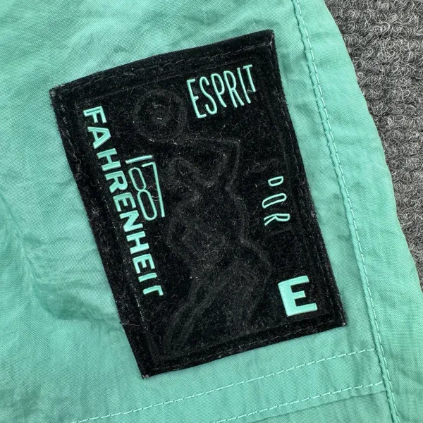 Rare Vintage 80s Esprit Sport Shorts Fahrenheit 160 High Waisted Green Size M - Image 4