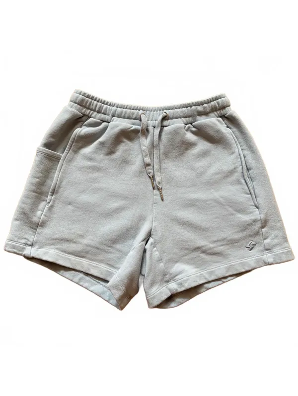 Allwear Organic Cotton Sweat Shorts 2.0 Mist Blue Women's Size XS - Image 4