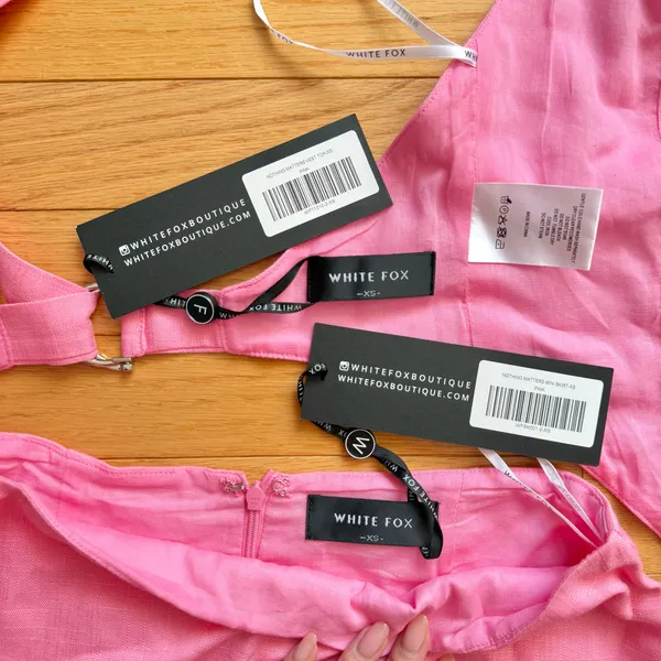 White Fox Boutique Pink Two Piece Set  - Image 4