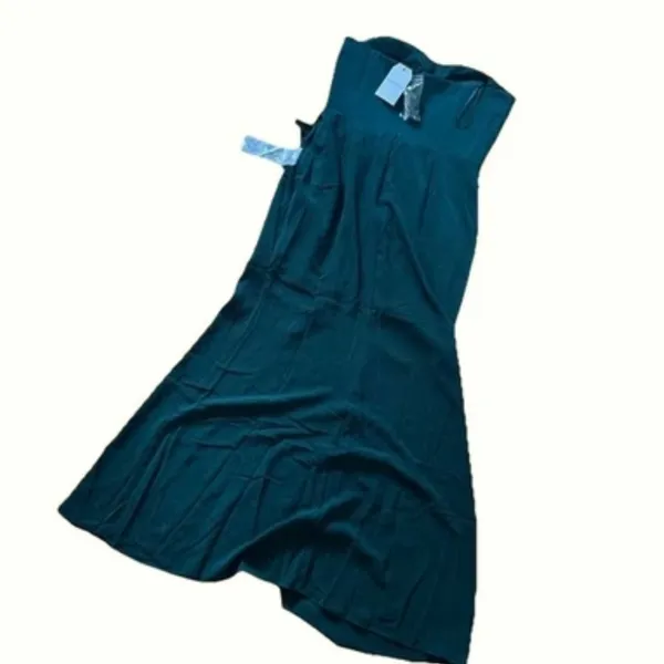 Dress The Population Kai Strapless Gown with High Slit in Pine Green Size XXL - Image 8