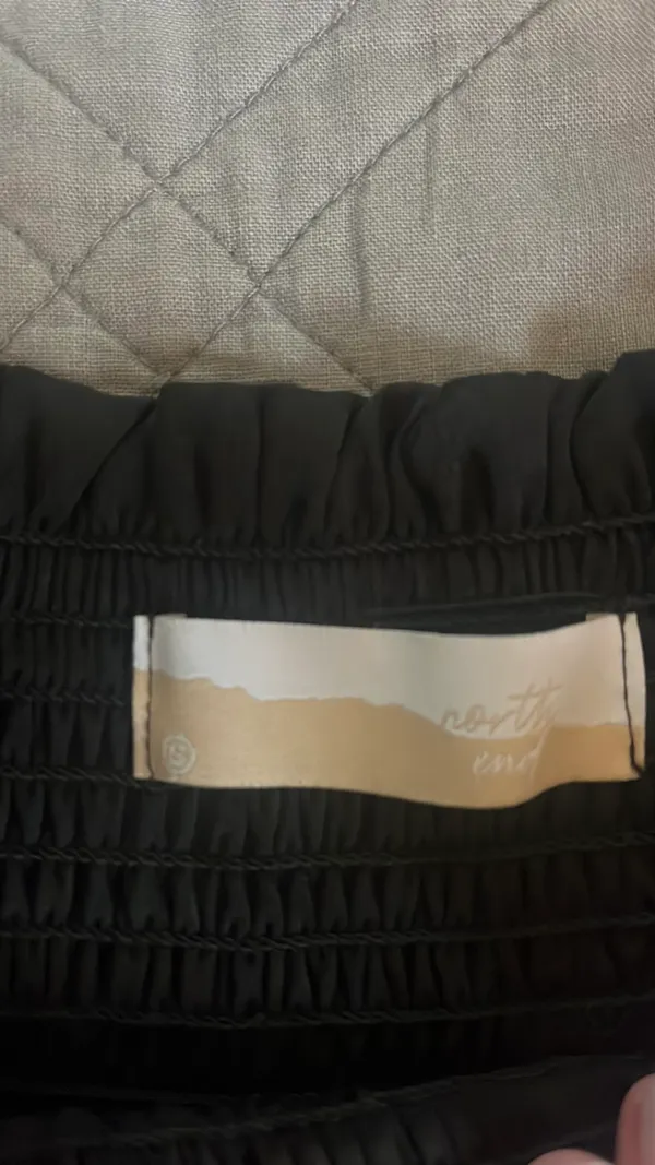 North End Black mini ruffle skirt - Image 2