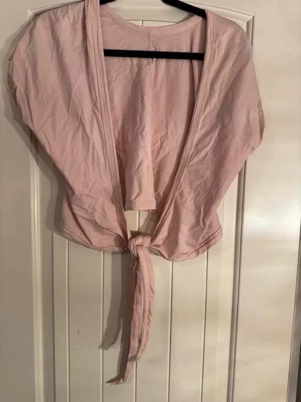 Pink Lululemon tie top - Image 2