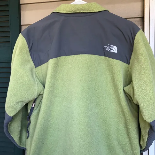 Green and gray the north face Denali Coat - Image 7
