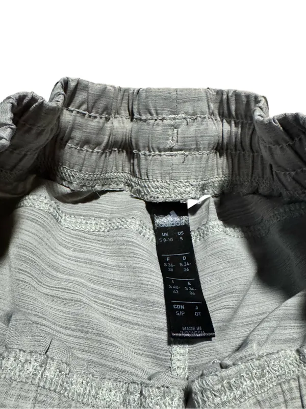 Adidas Aeroready Athletic Short Women's Small Lightweight Active Heathered Grey - Image 5