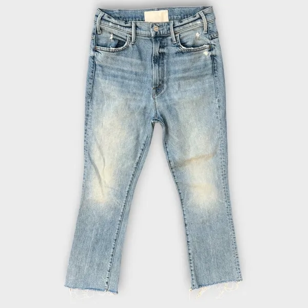 Mother Denim The Hustler Ankle Fray On The Ropes Jeans Size 27 - Image 14