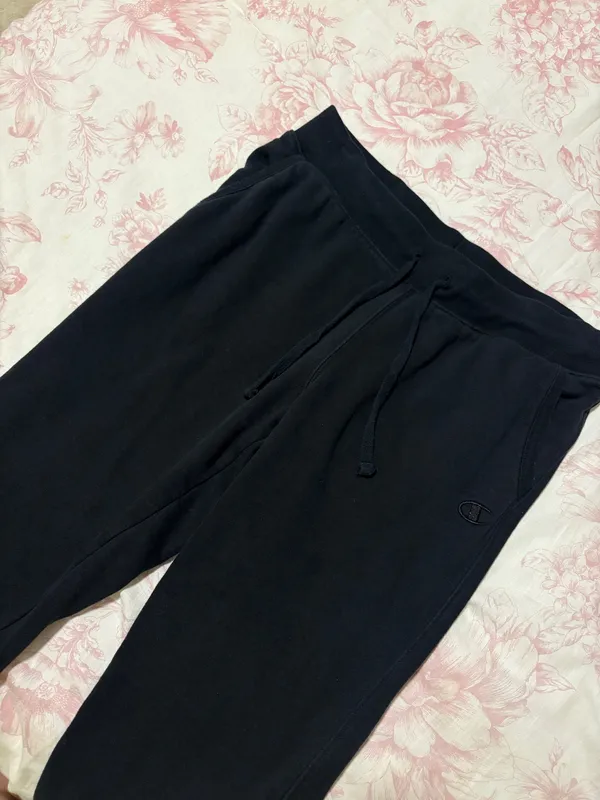 Black Champion Sweatpants - Image 4