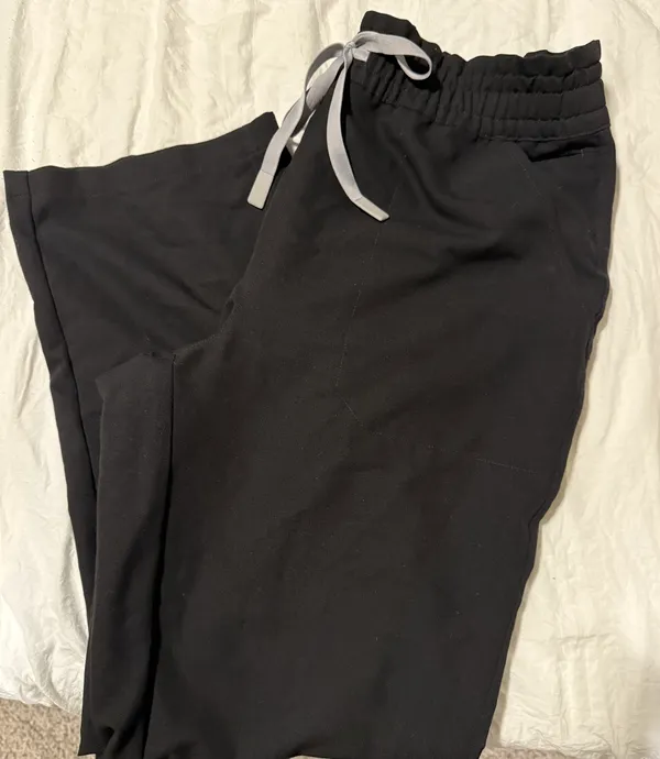 High Waisted Davia Straight Leg Scrub Pants - Image 2