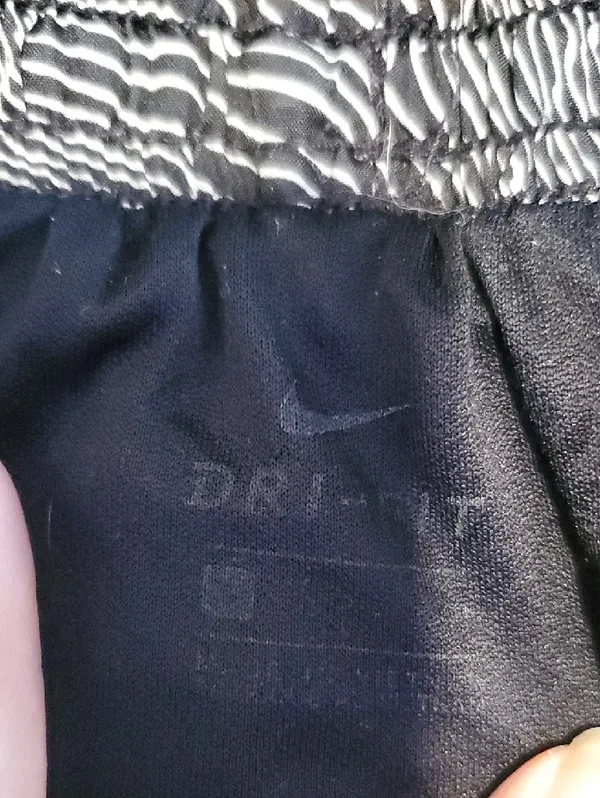 Nike Women's Black Shorts with Pink Side Panels and Wave Print - Image 2