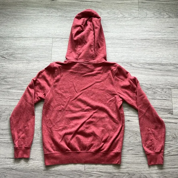 Nike Funnel Neck Red Hoodie Size XS - Image 3