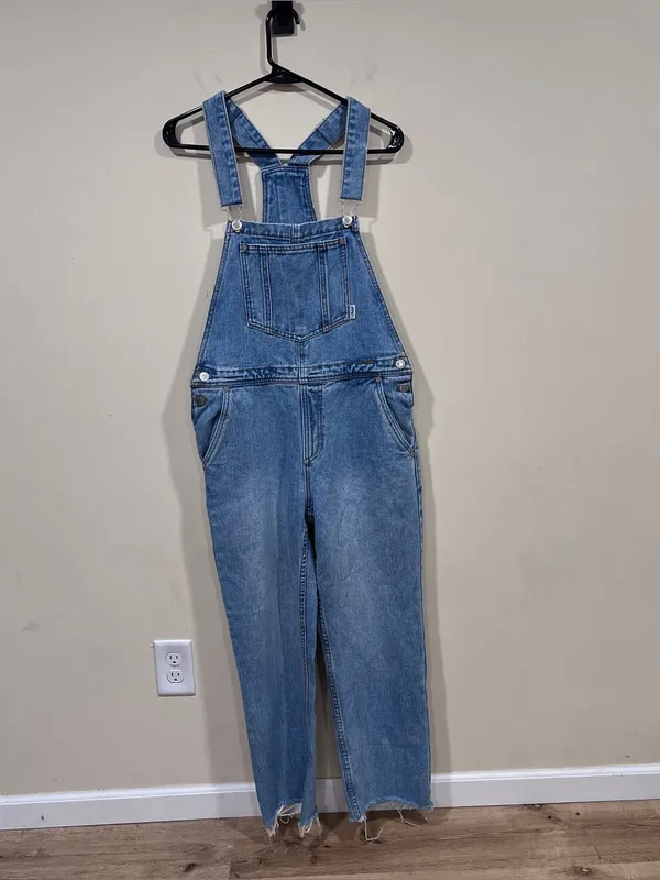 UNIF DENIM BRIT OVERALLS medium blue women’s - Image 3