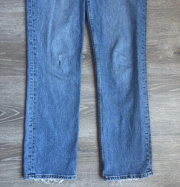 Abercrombie & Fitch 90s Straight Ultra High Rise Criss Cross Jeans 25 - Image 5