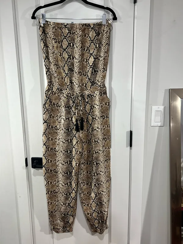 Blue Island snake skin Jumpsuit - Image 8