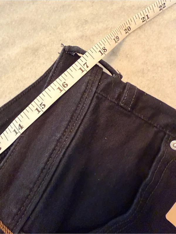 NWT Levi’s 512 Size 18W Short 512 Perfectly Shaping Bootcut Stretch Jeans Black - Image 9