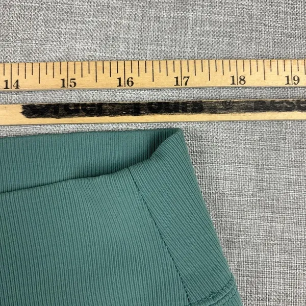 Athleta Venice Pants Womens XL Teal Green High Rise Wide Leg Stretch Pull On - Image 7