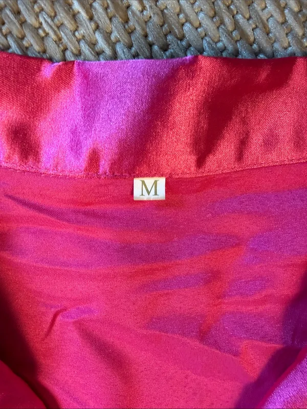 Women’s Satin like Pink Pajama Set - Image 2