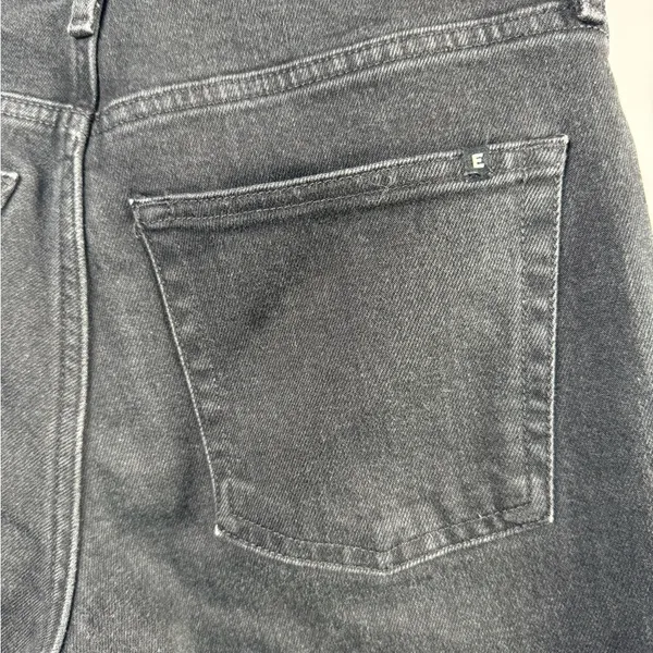 Everlane‎ The Original Cheeky Jean in Black Size 26 Crop - Image 9
