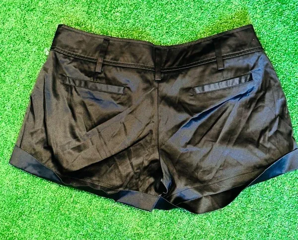 Black Mini Shorts Size undefined - Image 4