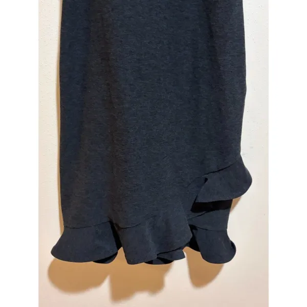 Beyond Yoga Size S Spacedye Ruffled Up High Neck Racerback Dress Black - Image 5