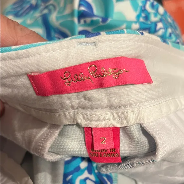 Lilly Pulitzer Callahan Knit Short Size 2‎ Shorts Pineapple - Image 3