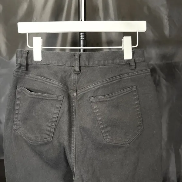 Liz Claiborne Womens Denim Jeans 10 Petite Black Classic High Rise - Image 7