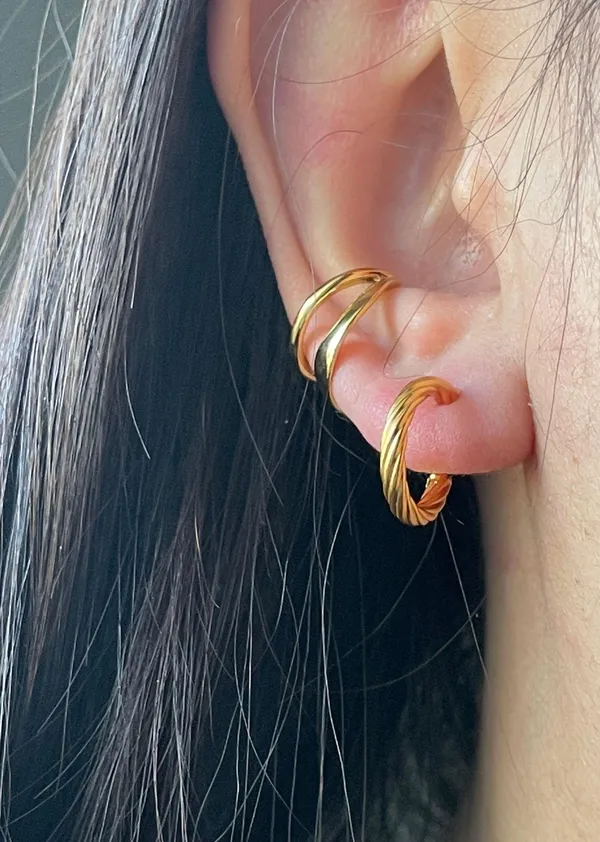 Set Of 2 Pairs ( 4 Pieces) C Hoop Sets - Image 4