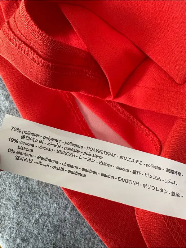 NWT Zara Red Mini skort XS - Image 7