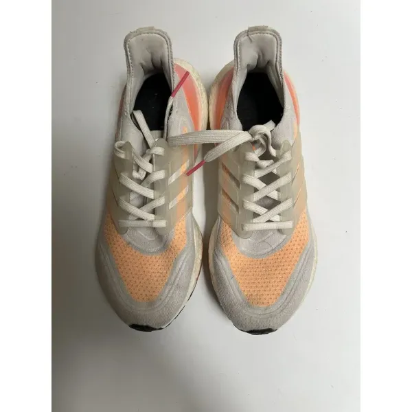 Adidas Women's UltraBoost 21 'White‎ Acid Orange' FY0400 Running Shoes Size 7 - Image 6