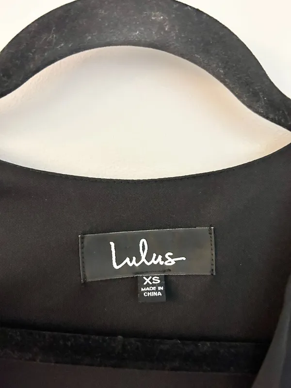 Lulus Wondrous Water Lilies Black Floral Print Maxi Dress Size XS - Image 6