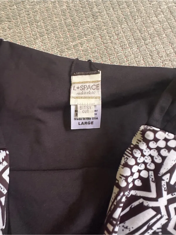 NWOT L*Space high waist Itsy cut bikini bottoms large - Image 3