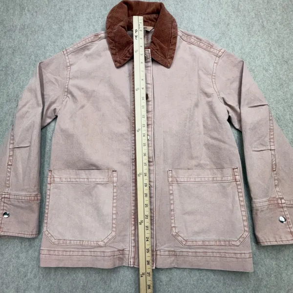 Old Navy Barn Jacket Women S Canvas Utility Workwear Outdoor Coastal Grandma Zip - Image 9