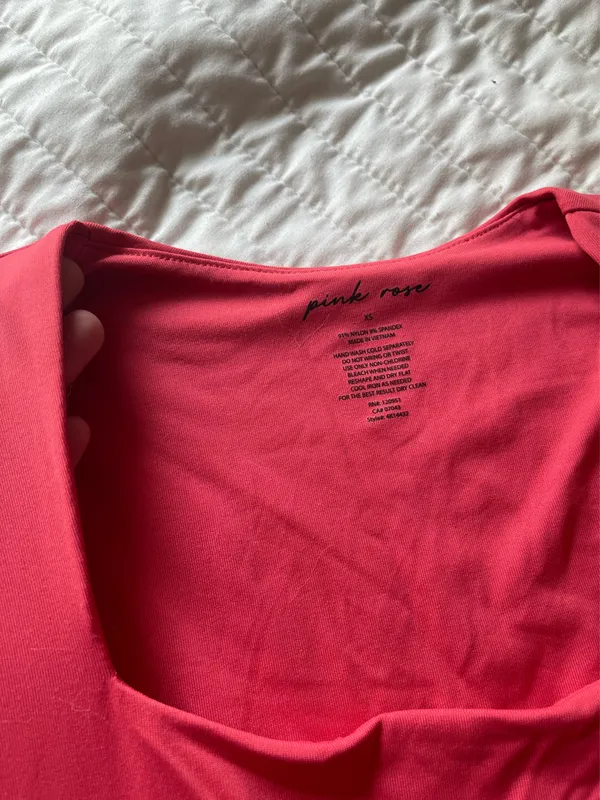 Pink Rose Bodysuit - Image 4