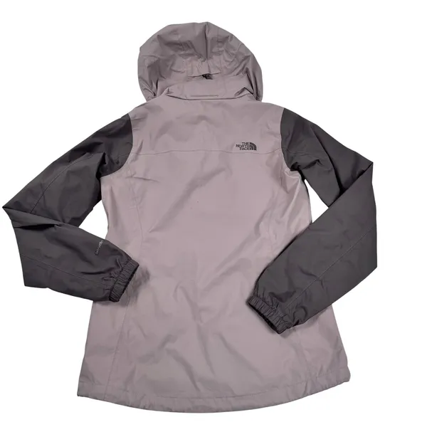 The North Face Resolve 2 DryVent Rain Jacket Womens Small Grey Windbreaker - Image 3