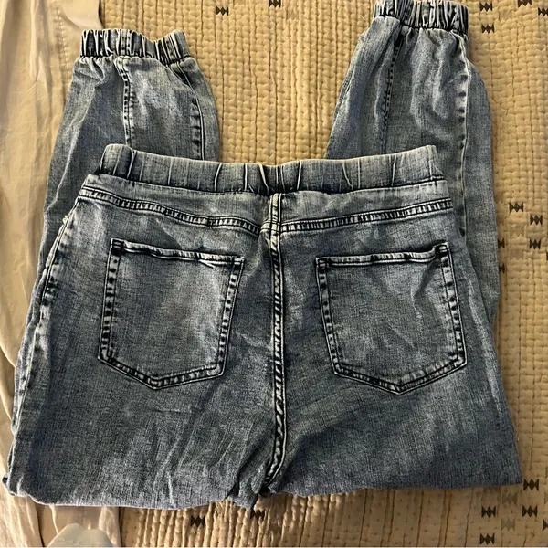 Wild Fable Acid Wash Denim Joggers - Image 4
