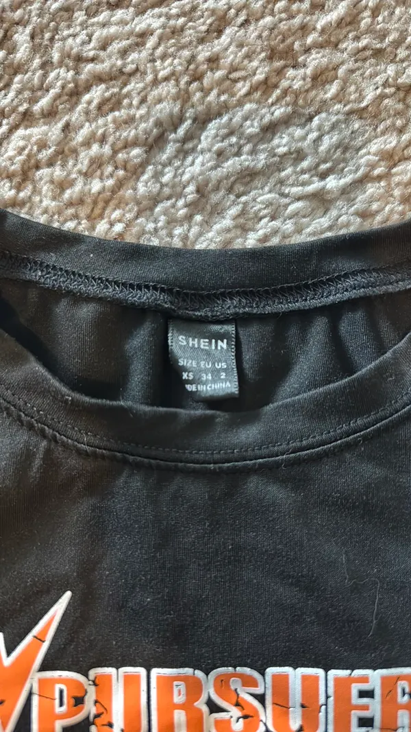 Shein Rock Band Crop Top - Image 2