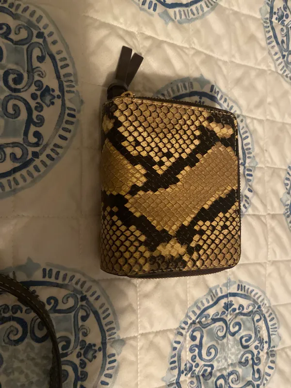 Tory Burch Snake Skin Mini Wallet - Image 2