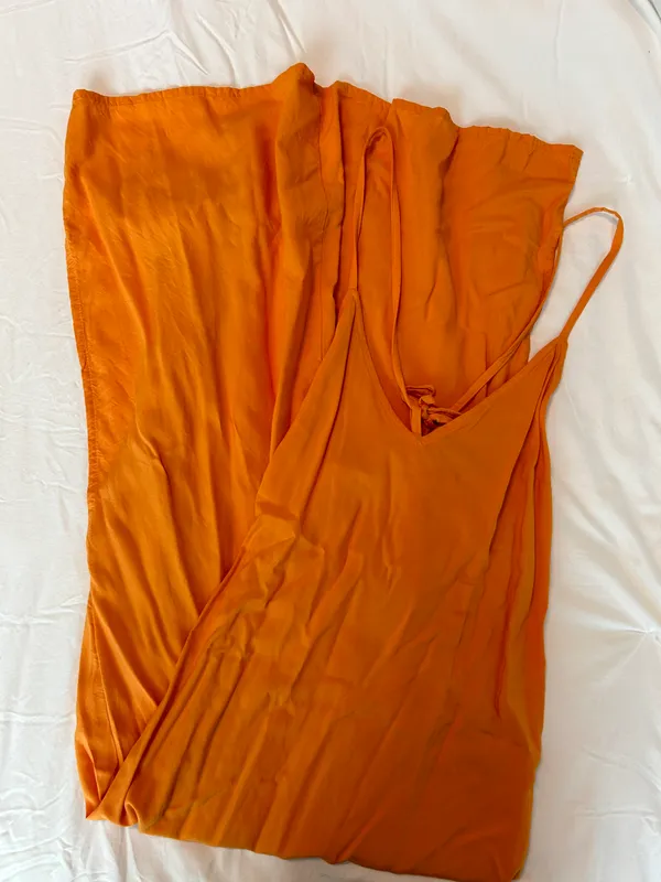 Old Navy Orange Maxi Dress - Image 3